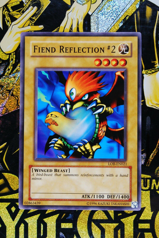 Fiend Reflection #2 LOB-EN021 Common Yugioh Card NM