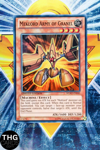 Meklord Army of Granel WGRT-EN040 Super Rare Yugioh Card Playset