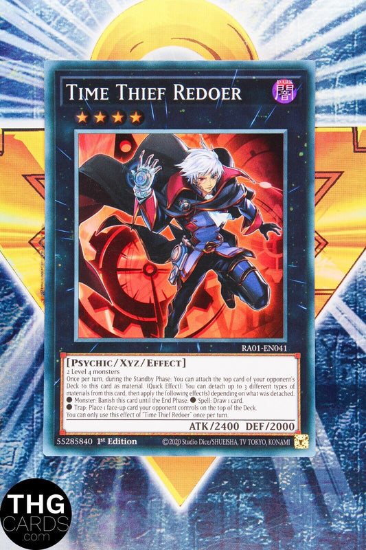 Time Thief Redoer RA01-EN041 1st Edition Super Rare Yugioh Card