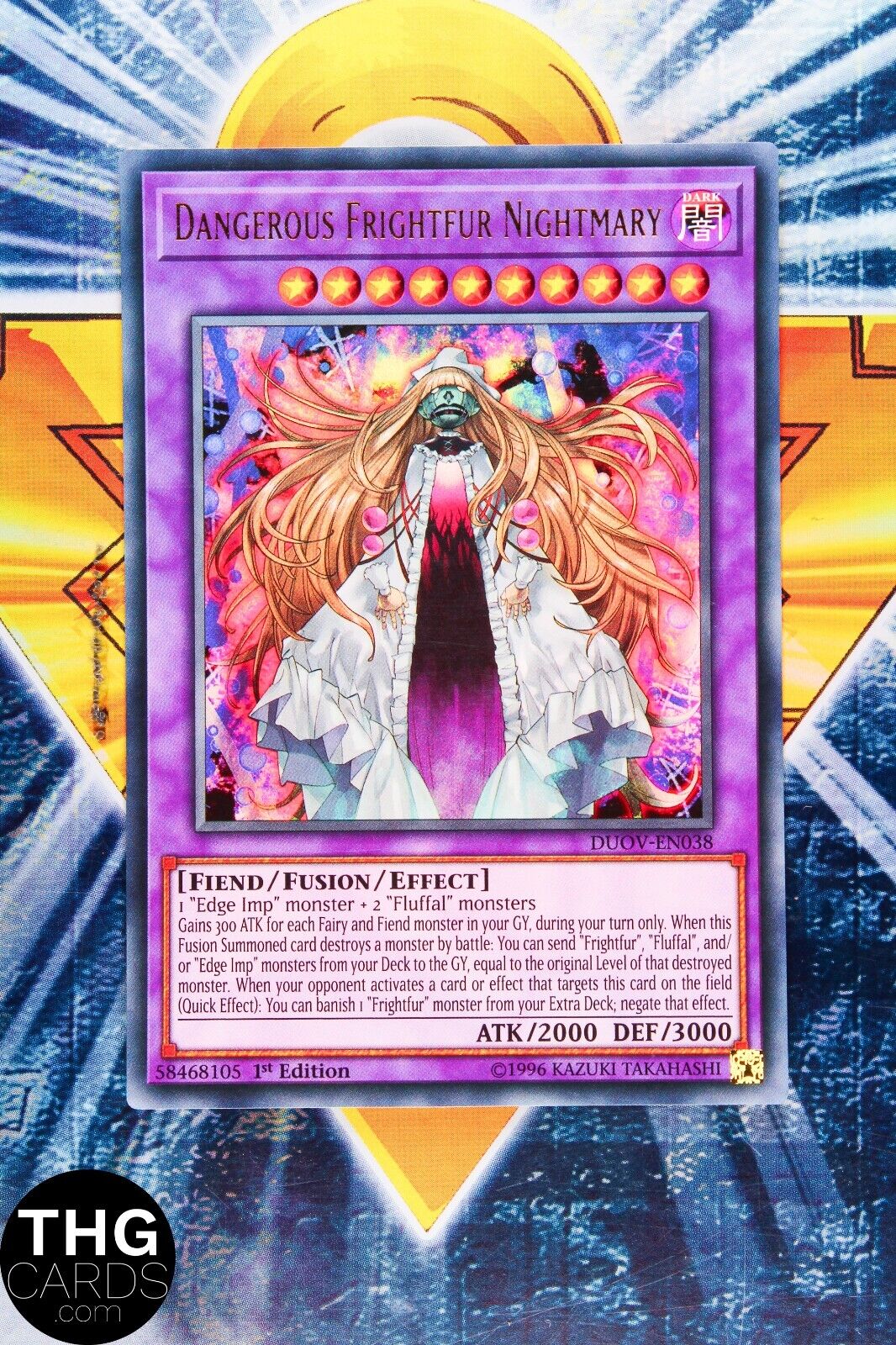 Dangerous Frightfur Nightmary DUOV-EN038 1st Edition Ultra Rare Yugioh Card