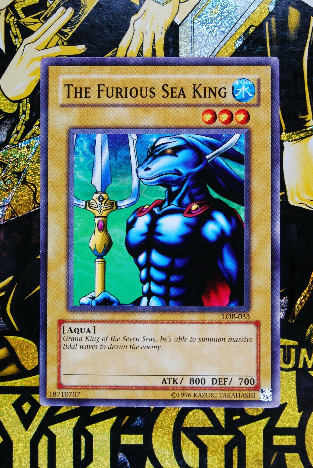 The Furious Sea King LOB-033 Common Yugioh Card NM