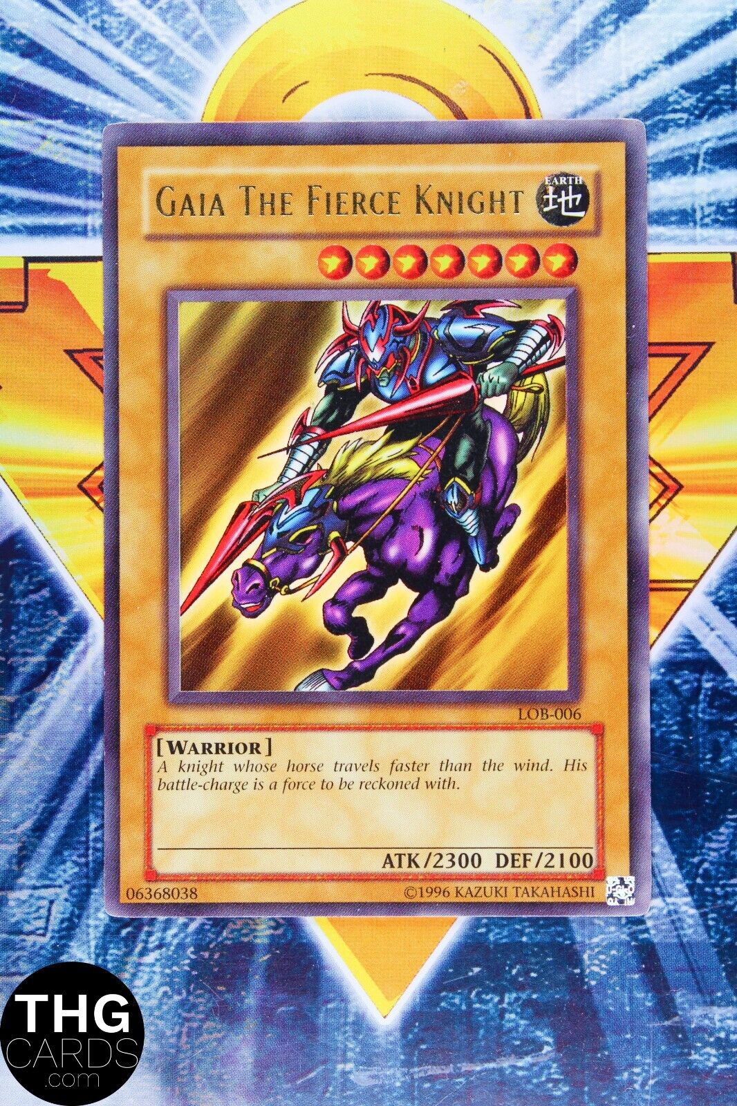 Gaia the Fierce Knight LOB-006 Ultra Rare Yugioh Card 1