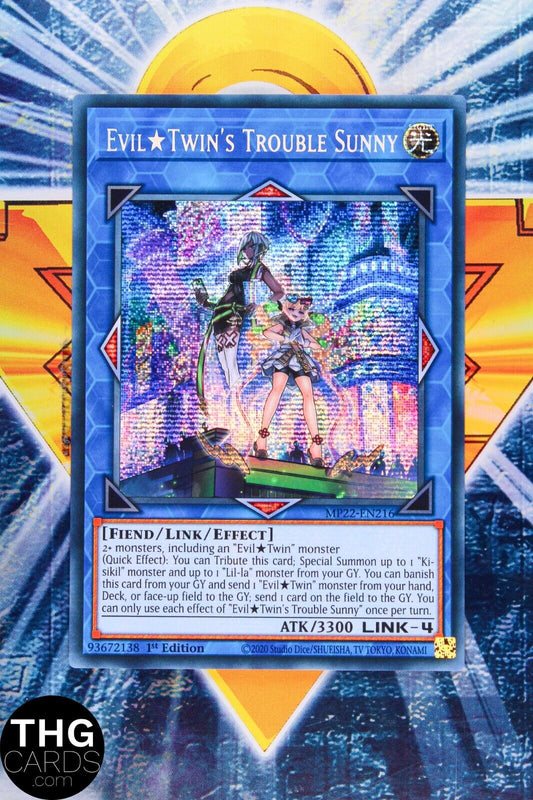 Evil Twin's Trouble Sunny MP22-EN216 1st Edition Secret Rare Yugioh Card