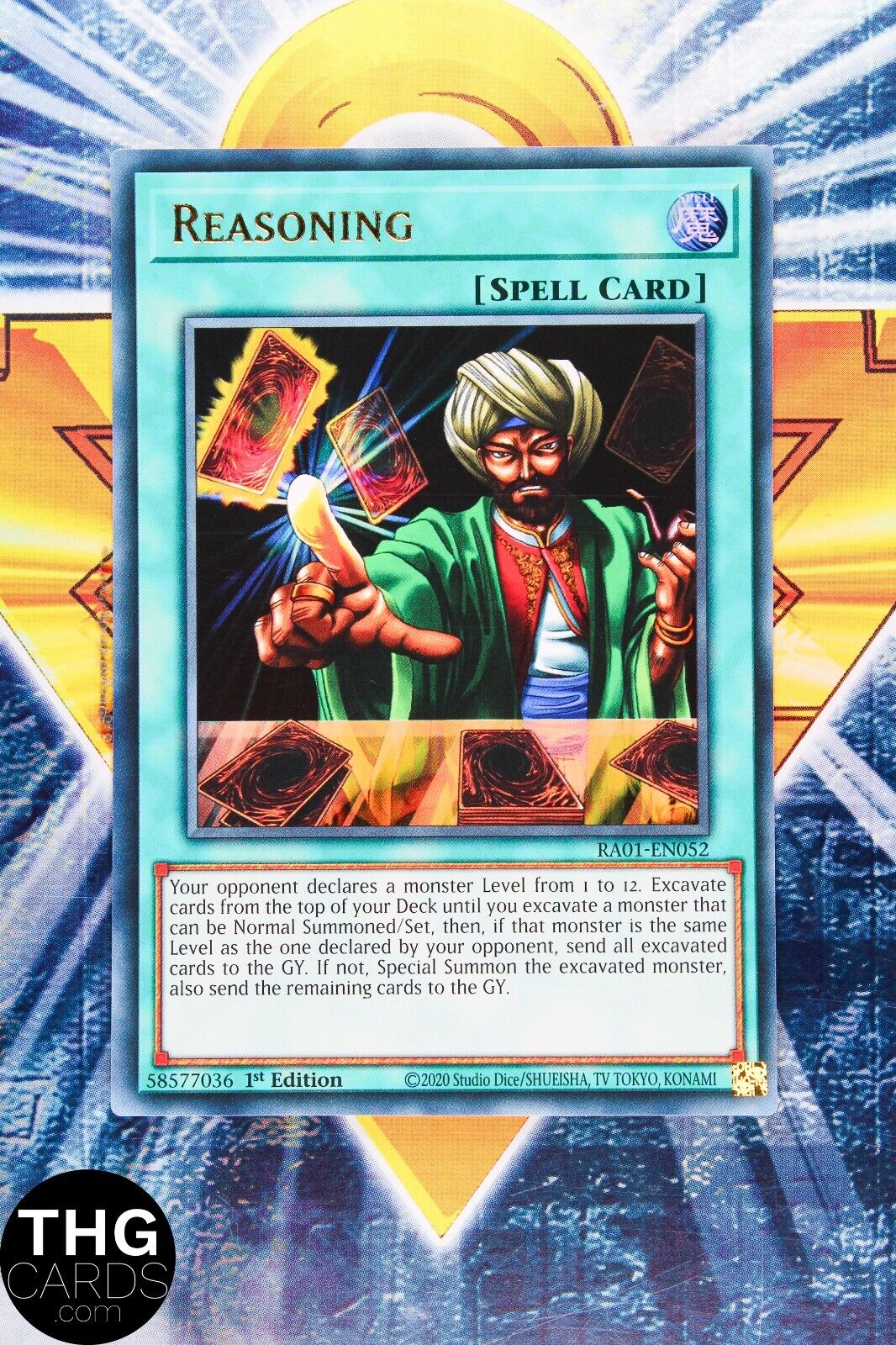 Reasoning RA01-EN052 1st Ed Ultra Rare Yugioh Card