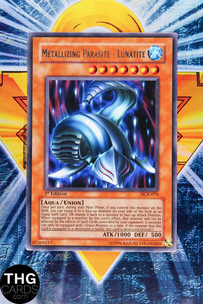 Metallizing Parasite - Lunatite DCR-074 1st Edition Rare Yugioh Card