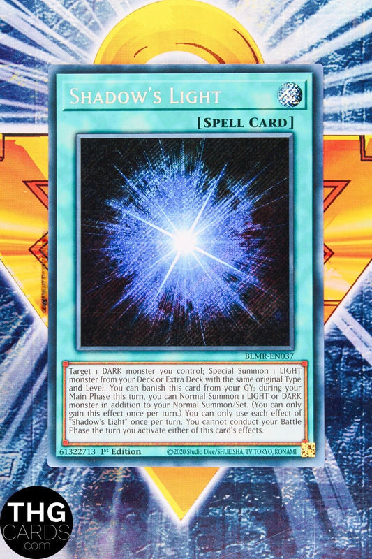 Shadow's Light BLMR-EN037 1st Edition Secret Rare Yugioh Card