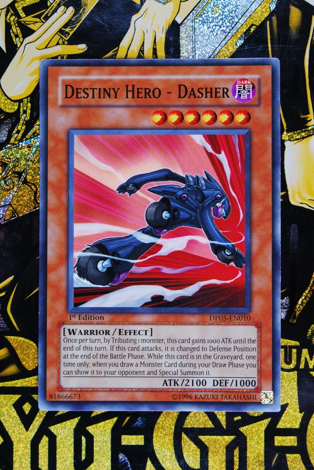 Destiny Hero - Dasher DP05-EN010 1st Edition Common Yugioh Card