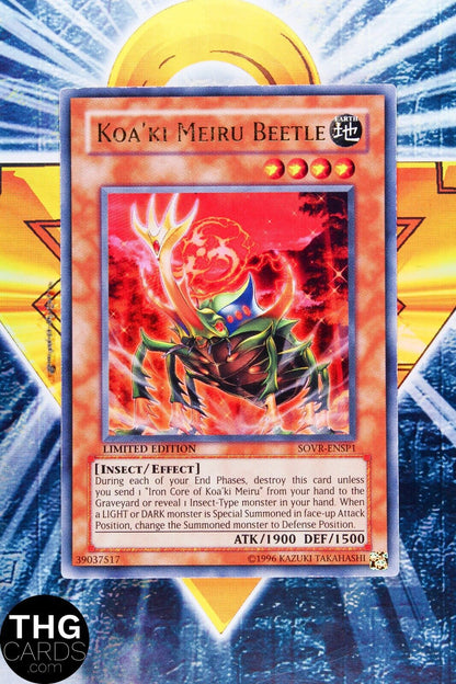 Koa'ki Meiru Beetle SOVR-ENSP1 Ultra Rare Yugioh Card