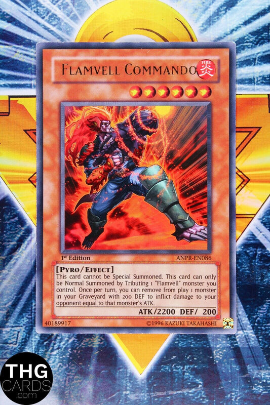 Flamvell Commando ANPR-EN086 1st Edition Ultra Rare Yugioh Card