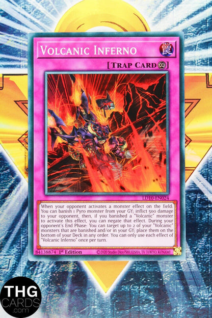 Volcanic Inferno LD10-EN024 1st Edition Super Rare Yugioh Card