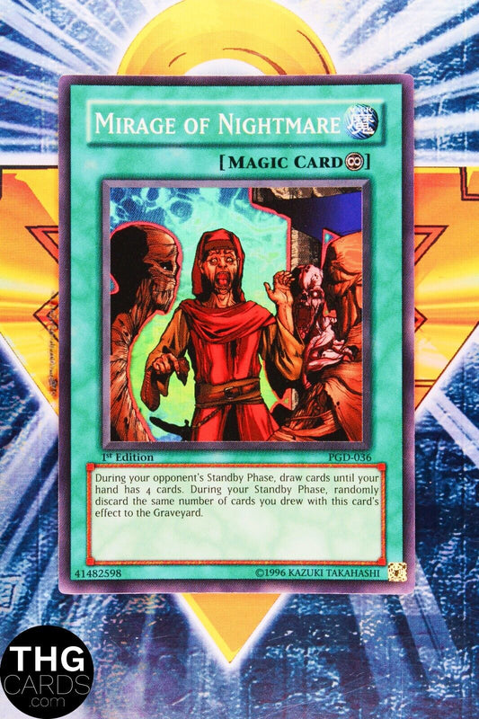Mirage of Nightmare PGD-036 1st Edition Super Rare Yugioh Card