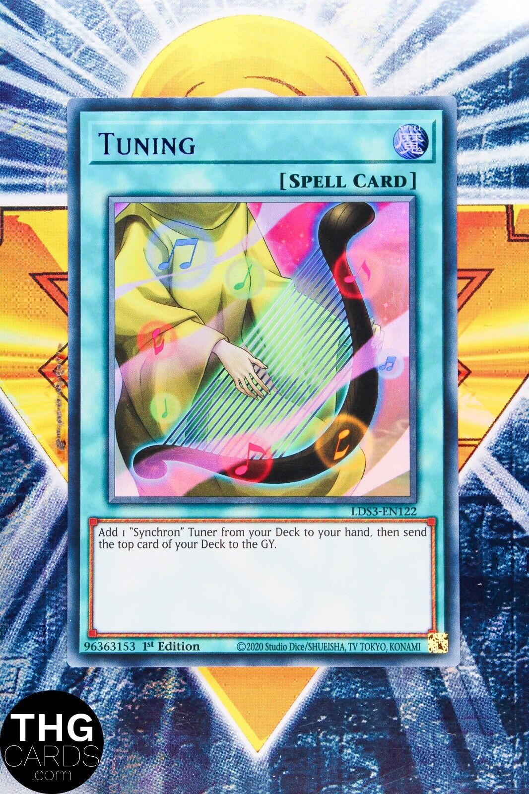 Tuning LDS3-EN122 1st Edition Blue Ultra Rare Yugioh Card