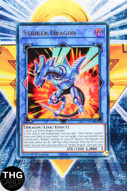 Striker Dragon RA01-EN046 1st Ed Ultra Rare Yugioh Card