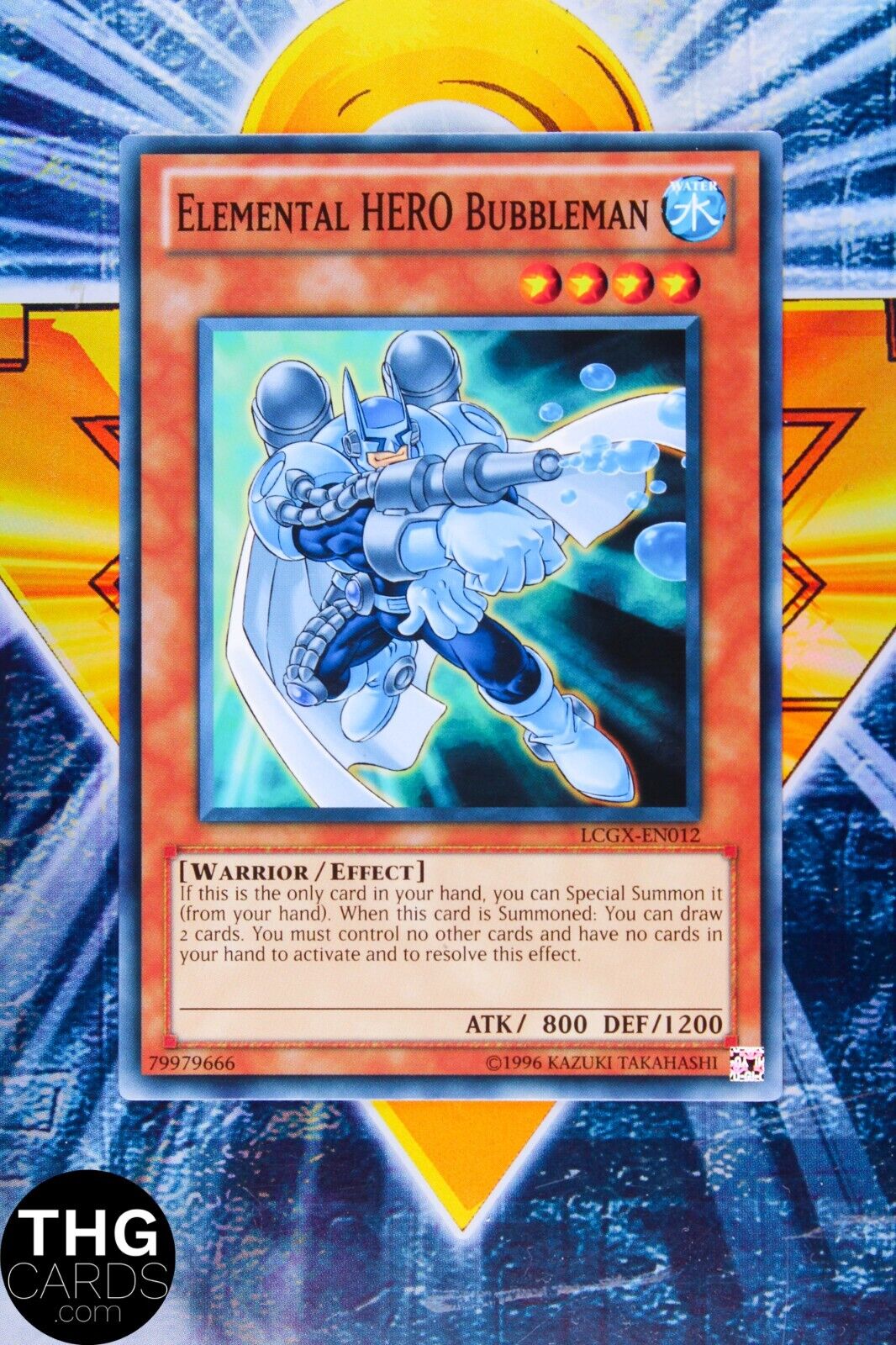 Elemental Hero Bubbleman LCGX-EN012 Common Yugioh Card