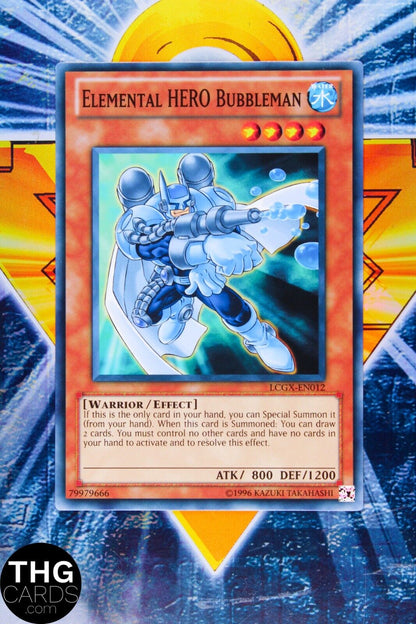 Elemental Hero Bubbleman LCGX-EN012 Common Yugioh Card