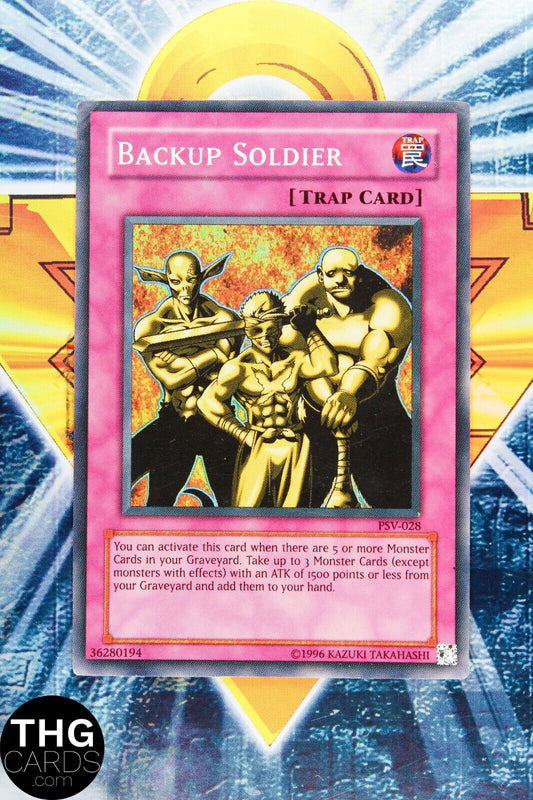 Backup Soldier PSV-028 Super Rare Yugioh Card 4
