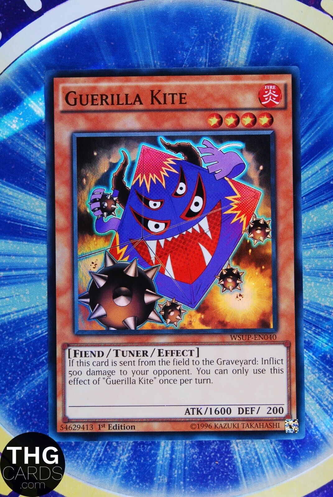 Guerilla Kite WSUP-EN040 1st Edition Super Rare Yugioh Card