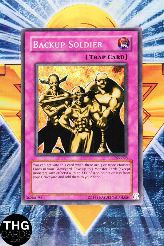 Backup Soldier PSV-028 Super Rare Yugioh Card 3