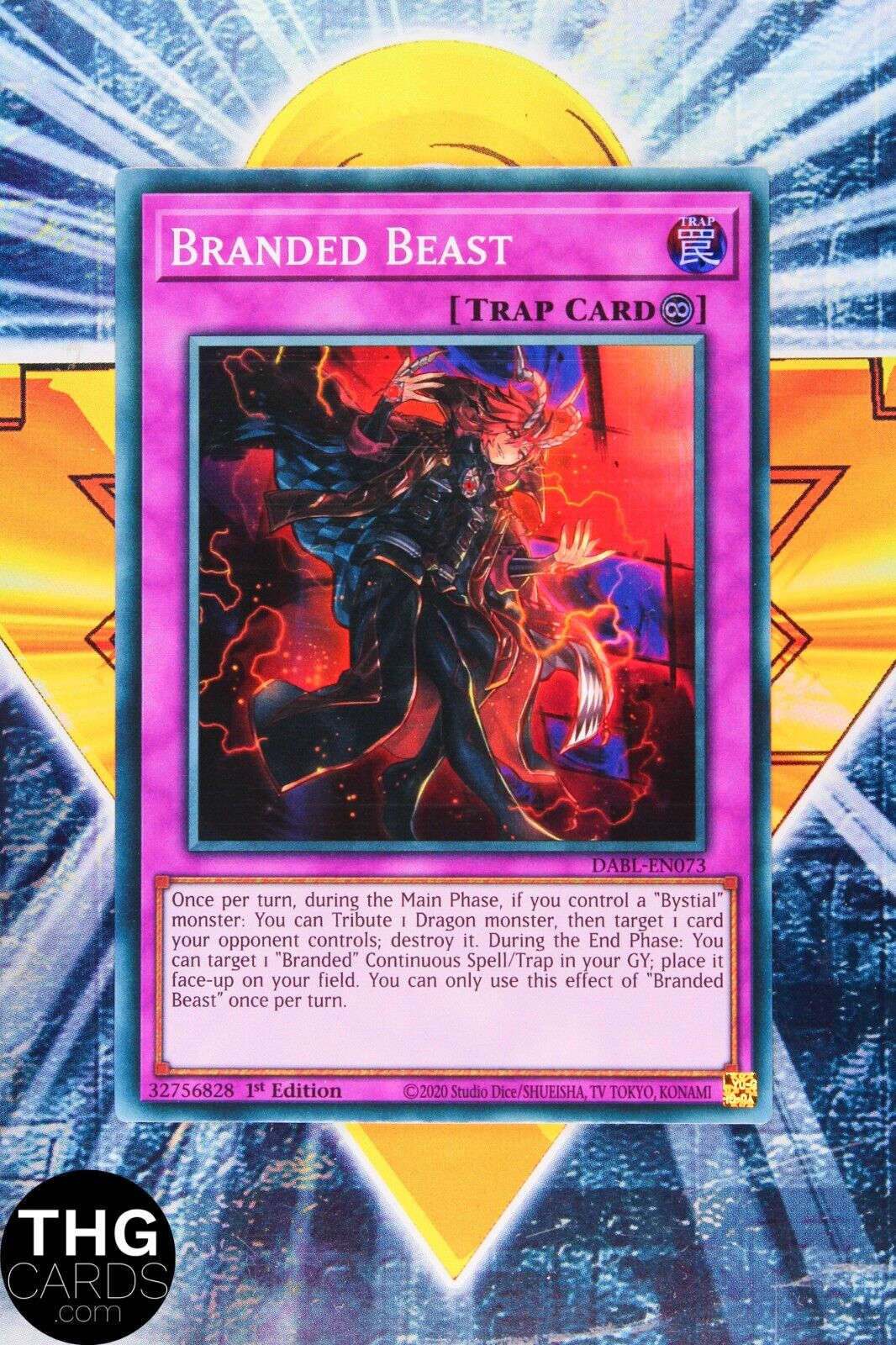 Branded Beast DABL-EN073 1st Edition Super Rare Yugioh Card