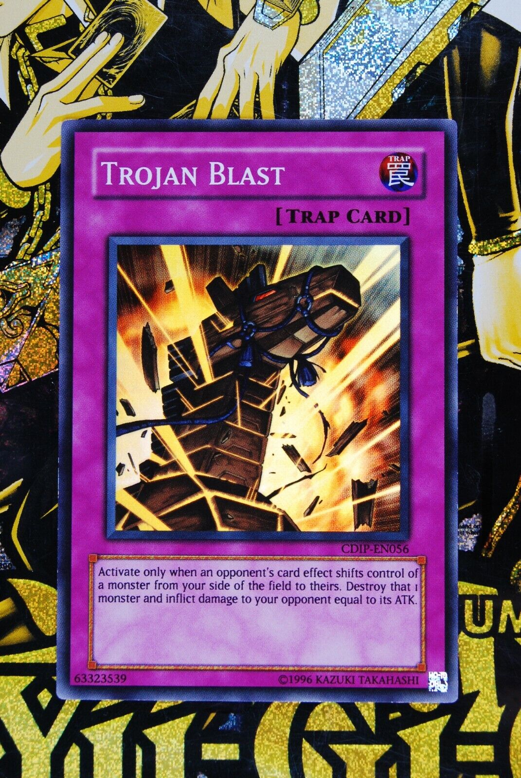 Trojan Blast CDIP-EN056 Super Rare Yugioh Card