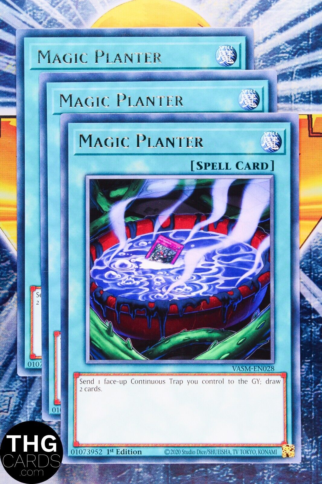 Magic Planter VASM-EN028 1st Edition Rare Yugioh Card Playset