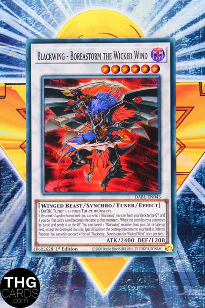 Blackwing - Boreastorm the Wicked Wind DABL-EN043 Super Rare Yugioh Card Playset