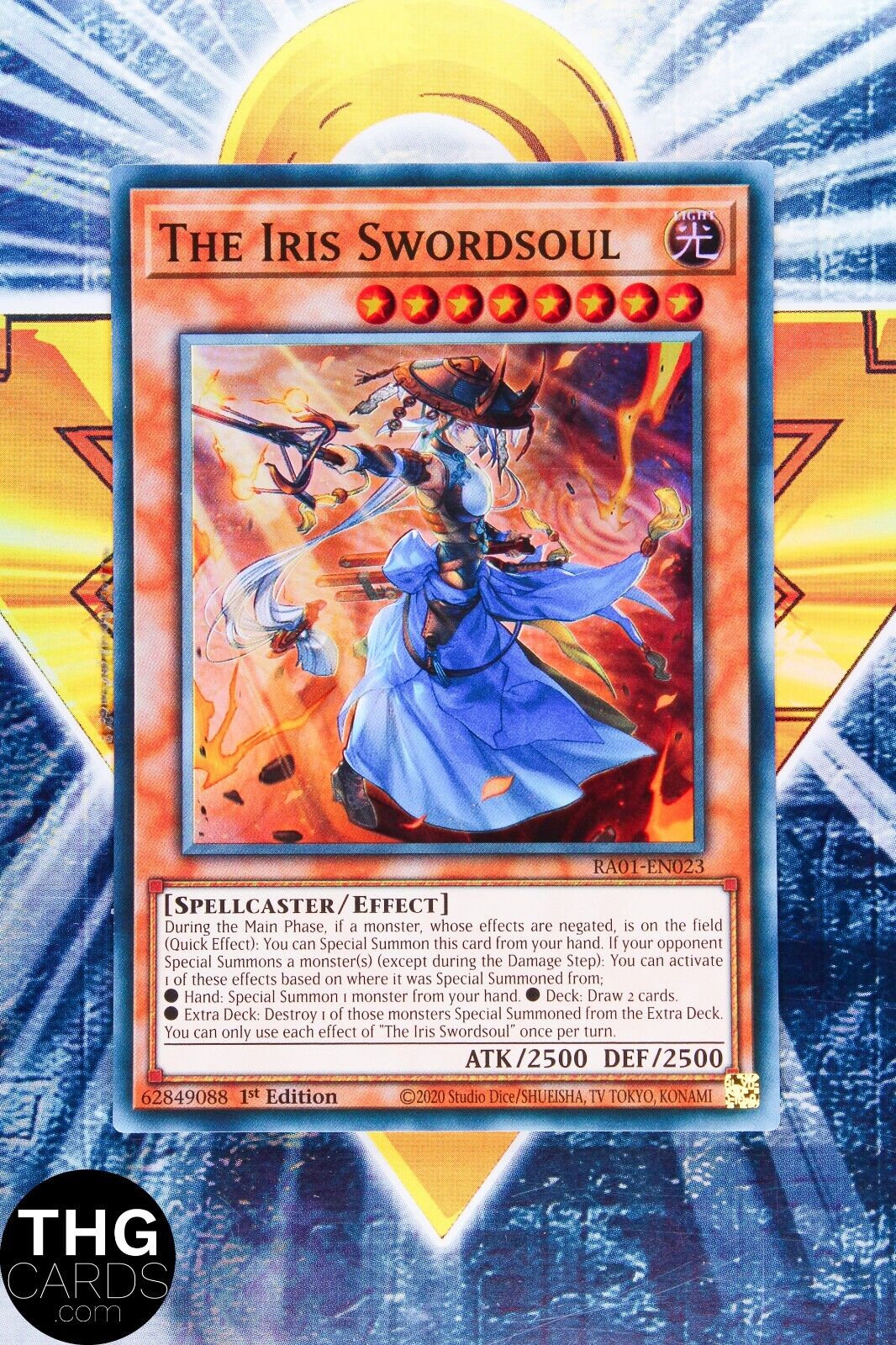 The Iris Swordsoul RA01-EN023 1st Edition Super Rare Yugioh Card