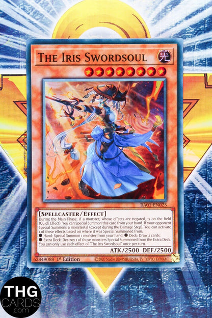 The Iris Swordsoul RA01-EN023 1st Edition Super Rare Yugioh Card