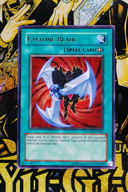 Cyclone Blade POTD-EN043 Rare Yugioh Card