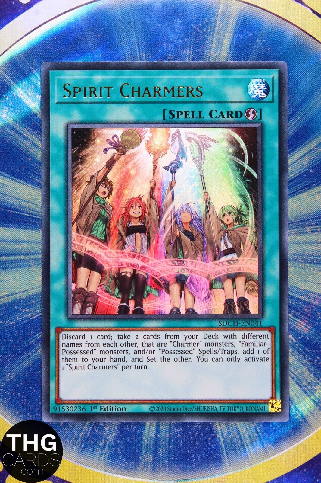 Spirit Charmers SDCH-EN041 1st Edition Ultra Rare Yugioh Card