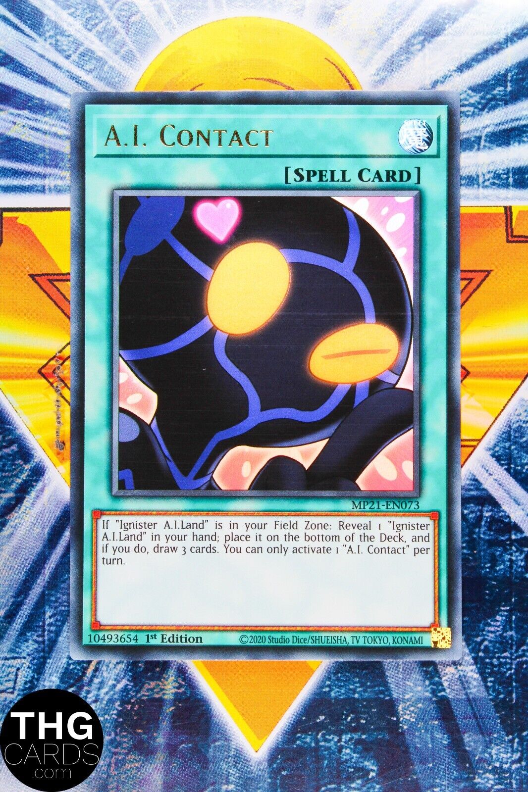 A.I. Contact MP21-EN073 1st Edition Ultra Rare Yugioh Card