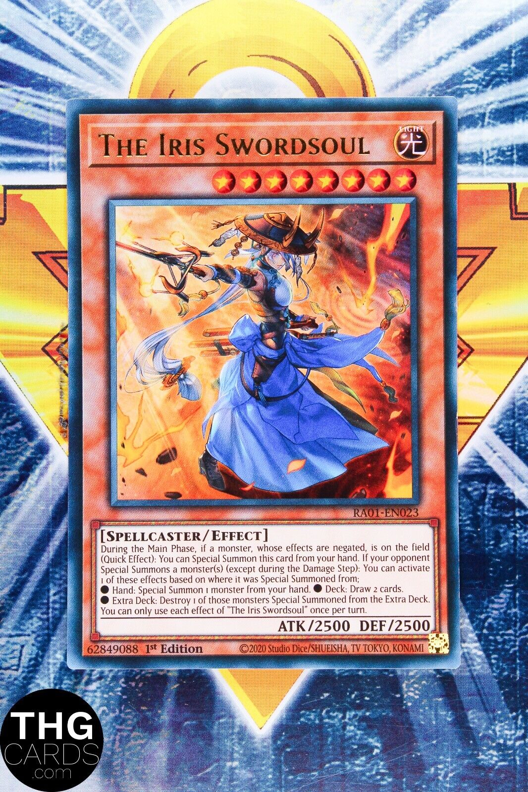 The Iris Swordsoul RA01-EN023 1st Edition Ultra Rare Yugioh Card Playset