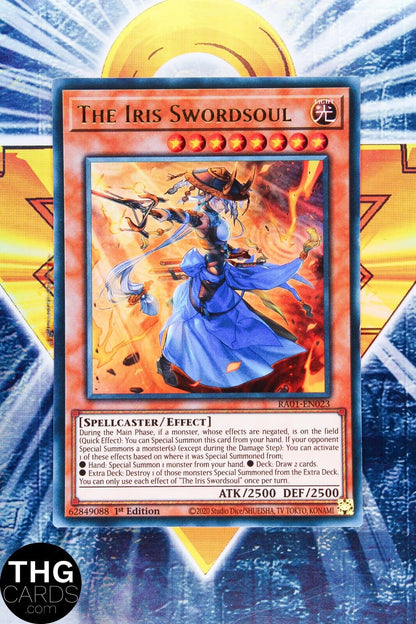 The Iris Swordsoul RA01-EN023 1st Edition Ultra Rare Yugioh Card Playset