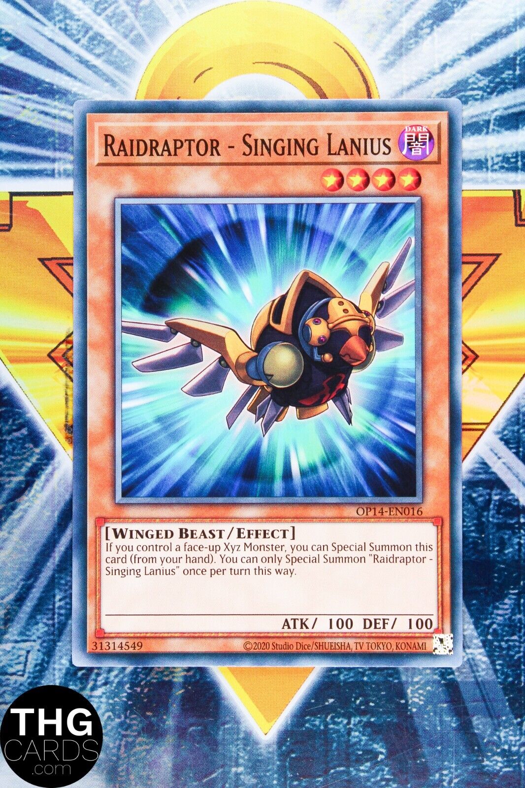 Raidraptor - Singing Lanius OP14-EN016 Common Yugioh Card Playset