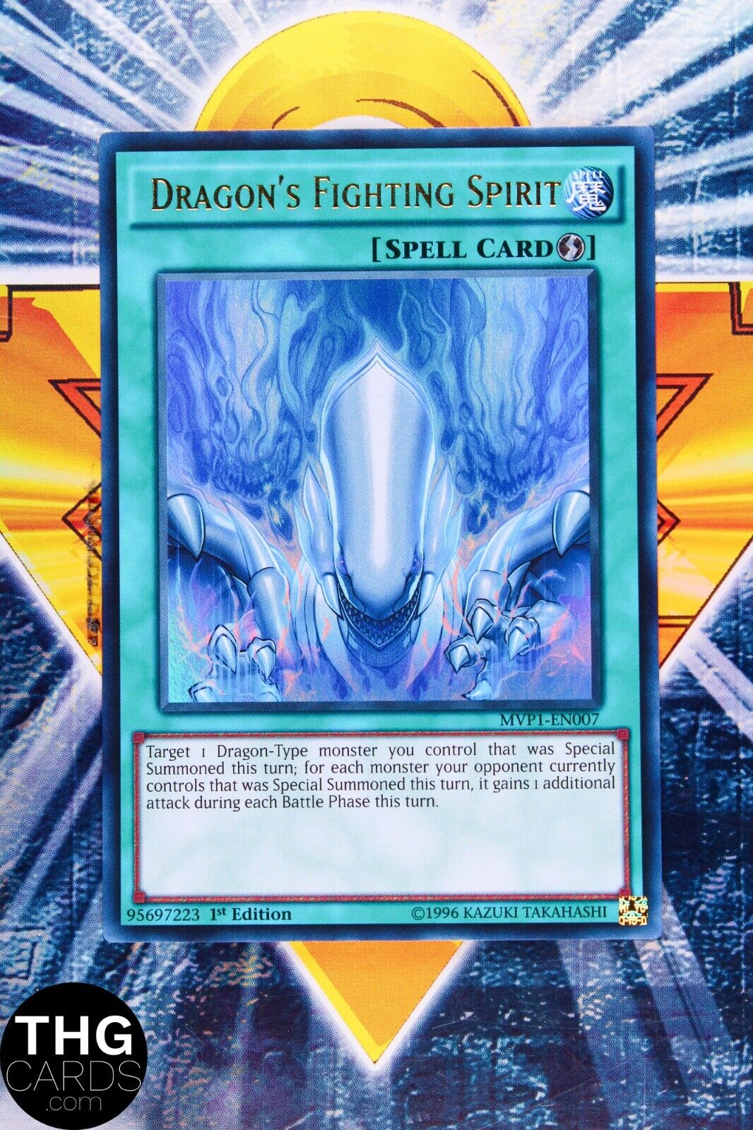 Dragon's Fighting Spirit MVP1-EN007 1st Edition Ultra Rare Yugioh Card