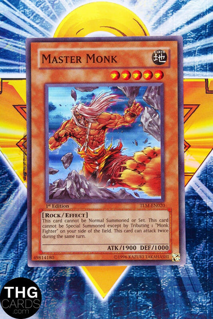 Master Monk TLM-EN020 1st Edition Super Rare Yugioh Card 1