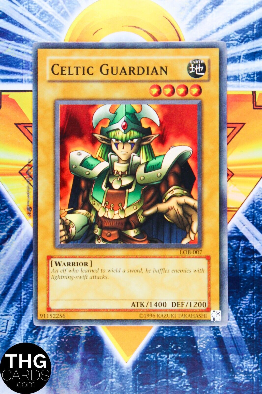 Celtic Guardian LOB-007 Super Rare Yugioh Card 1