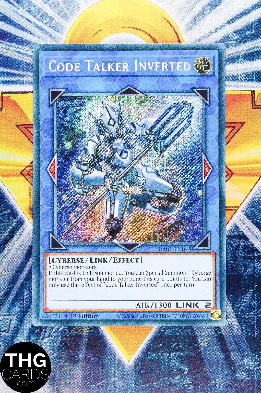 Code Talker Inverted RA01-EN045 1st Edition Secret Rare Yugioh Card Playset