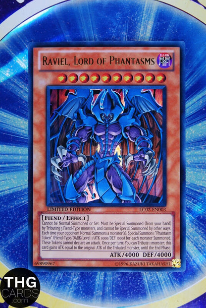 Raviel, Lord of Phantasms LC02-EN003 Ultra Rare Yugioh Card Limited Edition