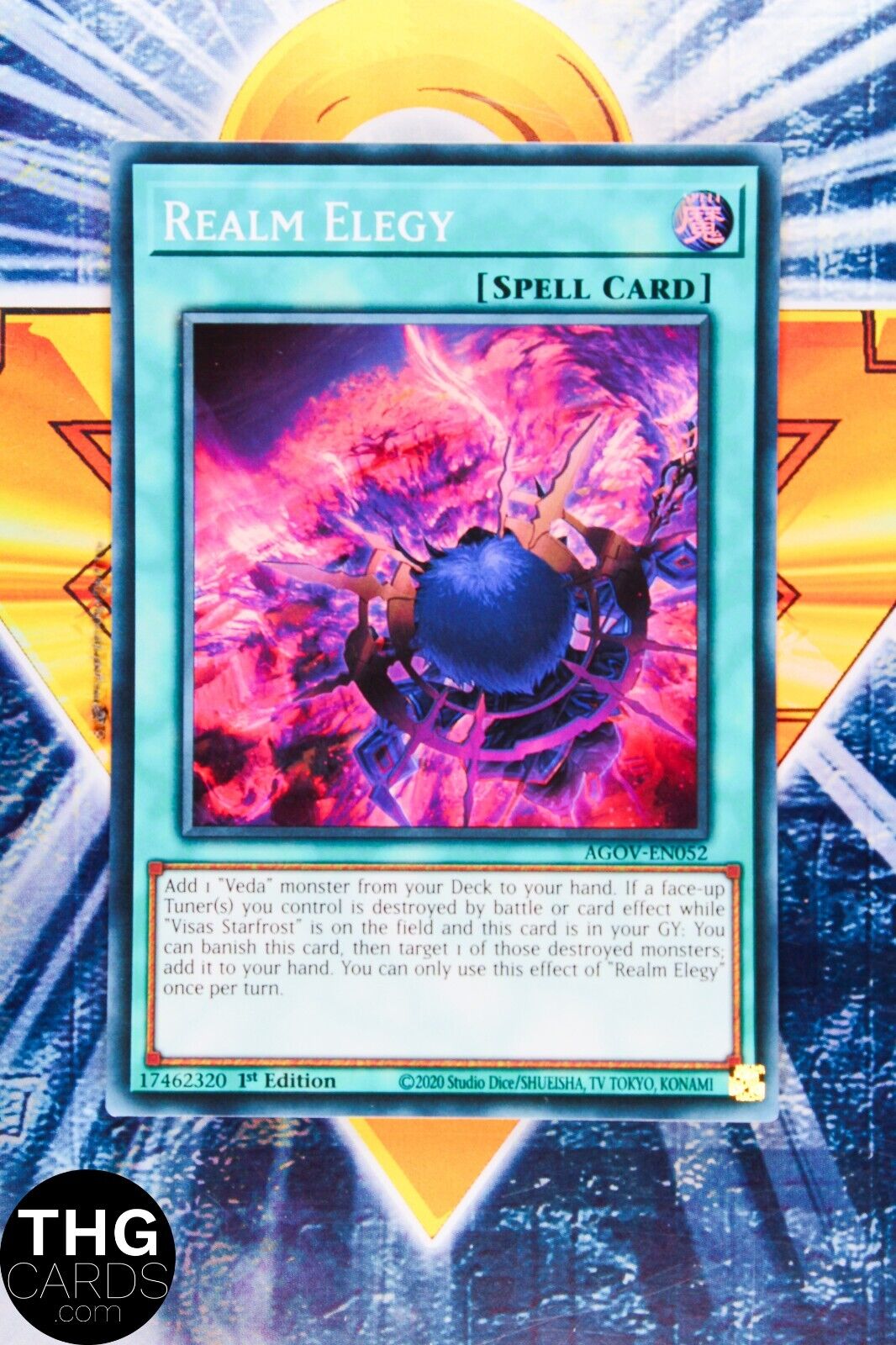 Realm Elegy AGOV-EN052 1st Edition Super Rare Yugioh Card