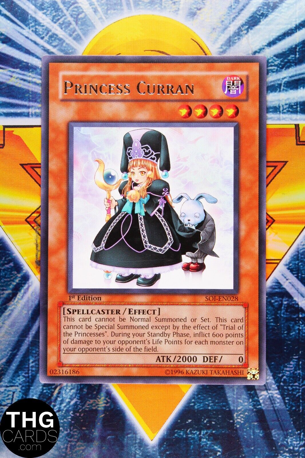 Princess Curran SOI-EN028 1st Edition Rare Yugioh Card