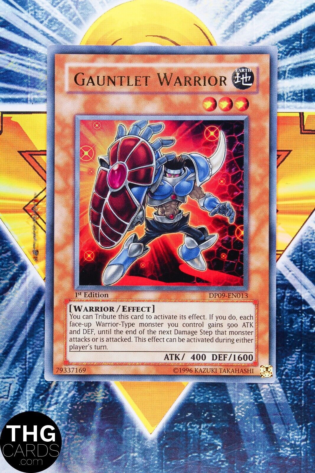 Gauntlet Warrior DP09-EN013 1st Edition Ultra Rare Yugioh Card