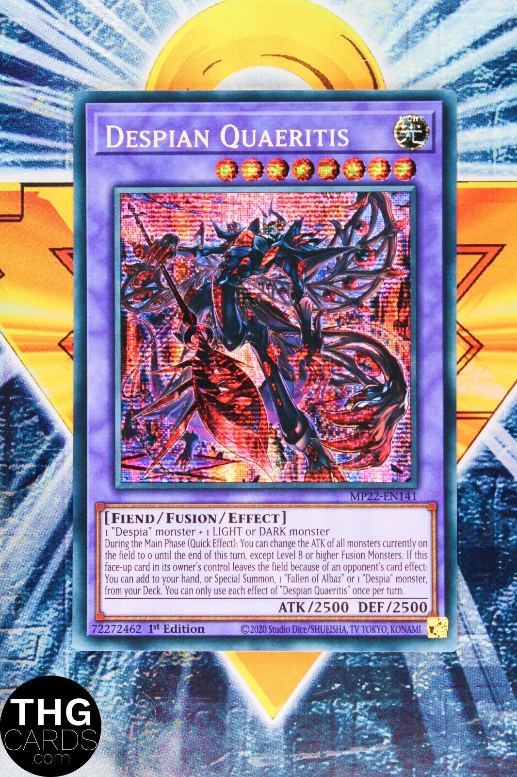 Despian Quaeritis MP22-EN141 1st Edition Secret Rare Yugioh Card