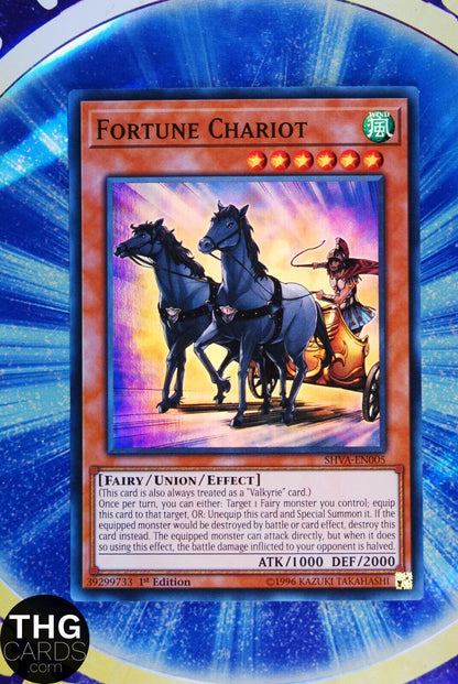 Fortune Chariot SHVA-EN005 1st Edition Super Rare Yugioh Card