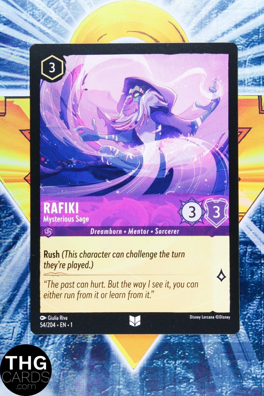 Rafiki, Mysterious Sage 54/204 Non Foil Uncommon Lorcana First Chapter Card