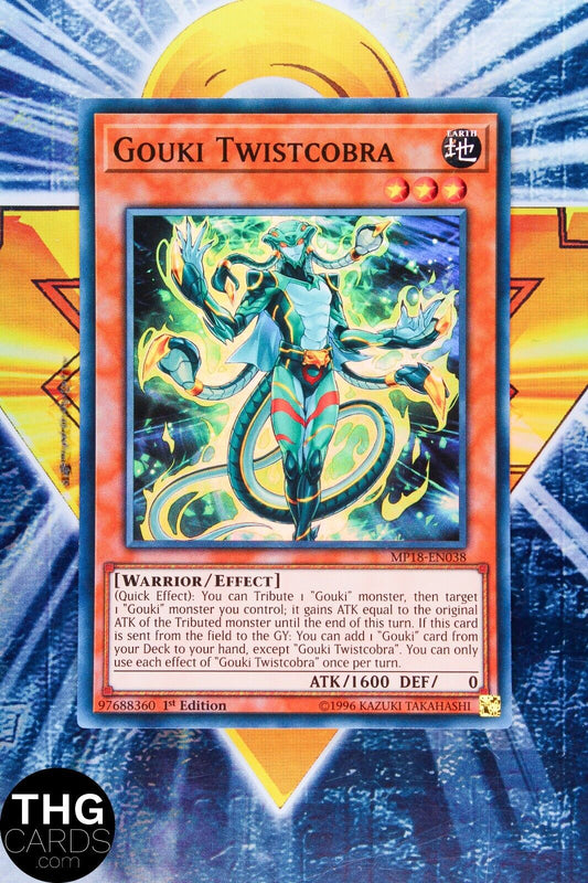 Gouki Twistcobra MP18-EN038 1st Edition Ultra Rare Yugioh Card