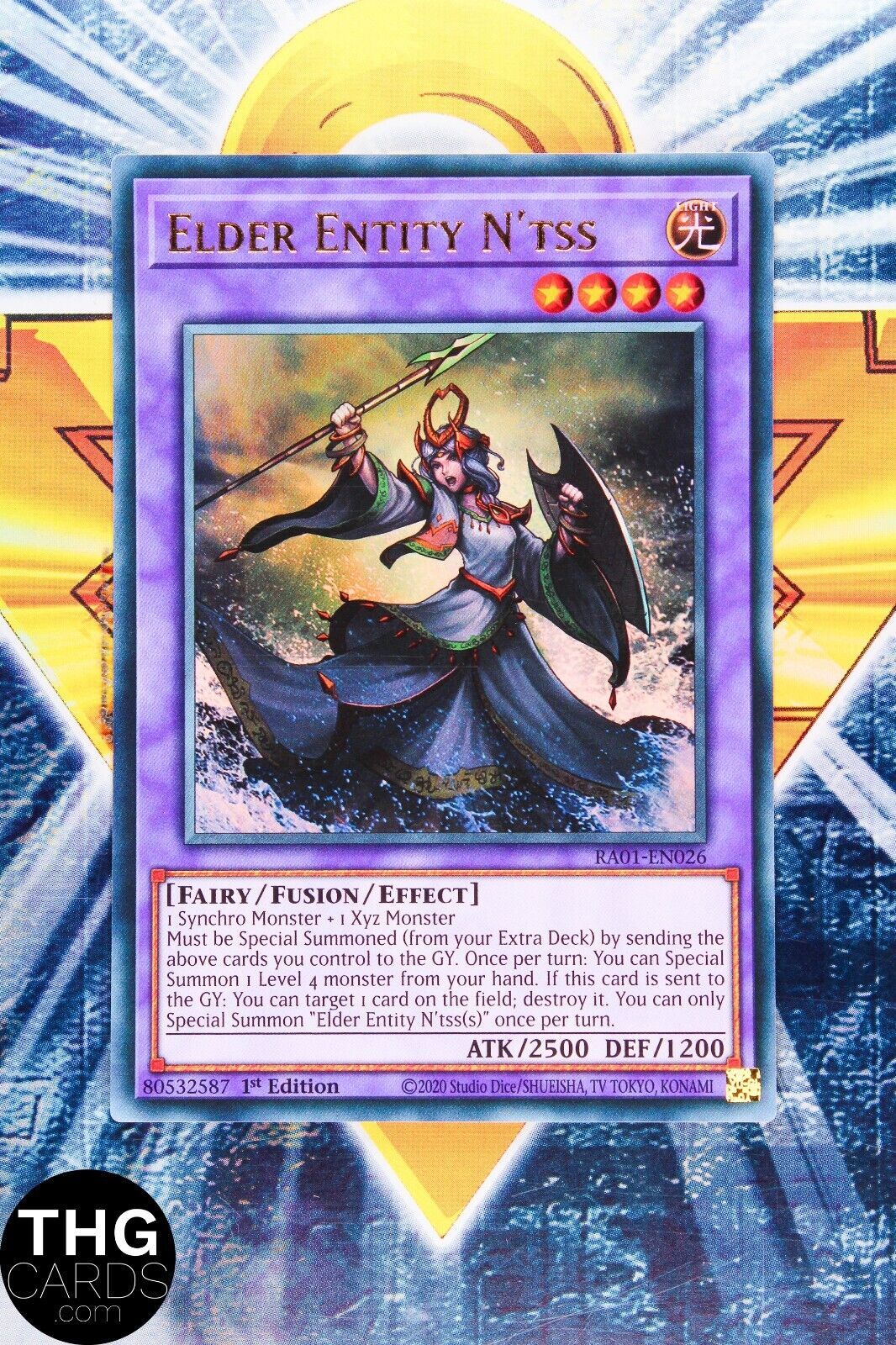 Elder Entity N'tss RA01-EN026 1st Edition Ultra Rare Yugioh Card