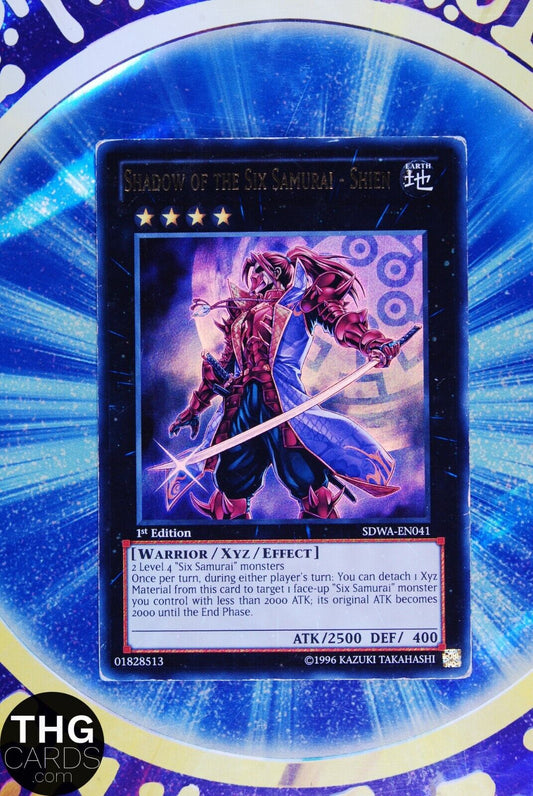 Shadow of the Six Samurai Shien SDWA-EN041 1st Ed Ultra Rare Yugioh Card 2