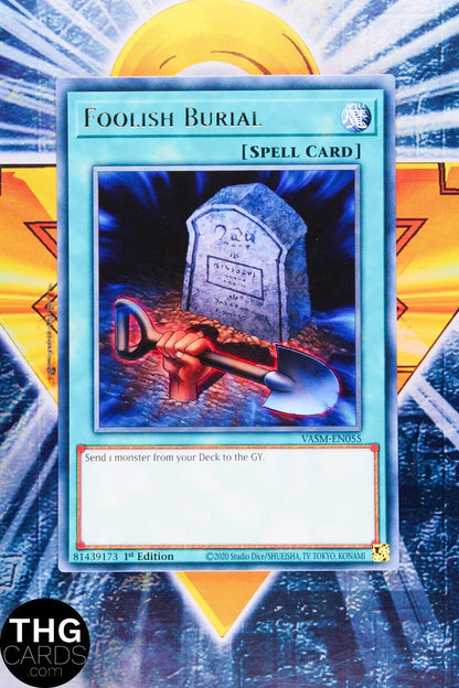 Foolish Burial VASM-EN055 1st Edition Rare Yugioh Card Playset