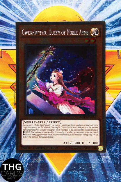 Gwenhwyfar, Queen Of Noble Arms NKRT-EN012 Platinum Ultra Rare Yugioh Card